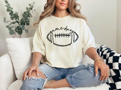 Comfort Colors® Game Day Shirt - Football Sunday T-Shirt - Tailgate Shirt - Football Season Tee