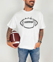 Comfort Colors® Game Day Shirt - Football Sunday T-Shirt - Tailgate Shirt - Football Season Tee