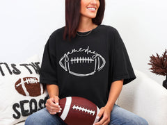 Comfort Colors® Game Day Shirt - Football Sunday T-Shirt - Tailgate Shirt - Football Season Tee