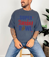 Comfort Colors® Sunday Football Shirt - Football Season Tee - Unisex Game Day Outfit Shirt