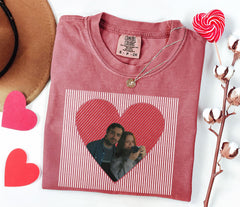 Custom Portrait Shirt - Retro Couples Picture T-Shirt - Valentines Gift - Couples Gift - Valentine Outfit