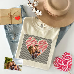 Custom Portrait Shirt - Retro Couples Picture T-Shirt - Valentines Gift - Couples Gift - Valentine Outfit