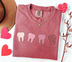 Dentist Comfort Colors®  Valentine Shirt - Dental Assistant Valentines Day Outfit  - Orthodontist Valentine T-Shirt