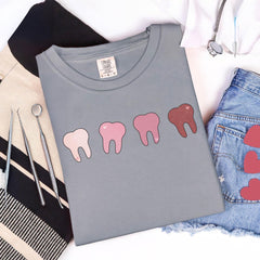 Dentist Comfort Colors®  Valentine Shirt - Dental Assistant Valentines Day Outfit  - Orthodontist Valentine T-Shirt