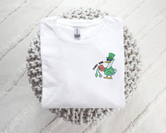 Cuff Em Nurse T-Shirt - Funny St Patrick Day Goose Tee - RN Shamrock Gift - Student Nurse - RN Nurse - ER Nurse - Nurse Practitioner