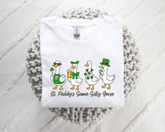 St. Patrick's Day T-Shirt - St Paddys Same Silly Goose - Funny St Patrick’s Tee - Silly Irish Goose Shirt - Green Holiday - Shamrock Shirt