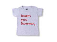 Kids Valentines Day Shirts - Heart You Forever Baby Toddler Youth - Valentines Outfit