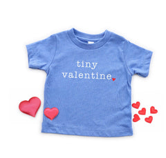 Tiny Valentine Kids Shirt - Valentines Baby Bodysuit - Toddler Valentine