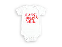 Sweet Hearts Club Kids Valentine Toddler Shirt - Gift for Girls