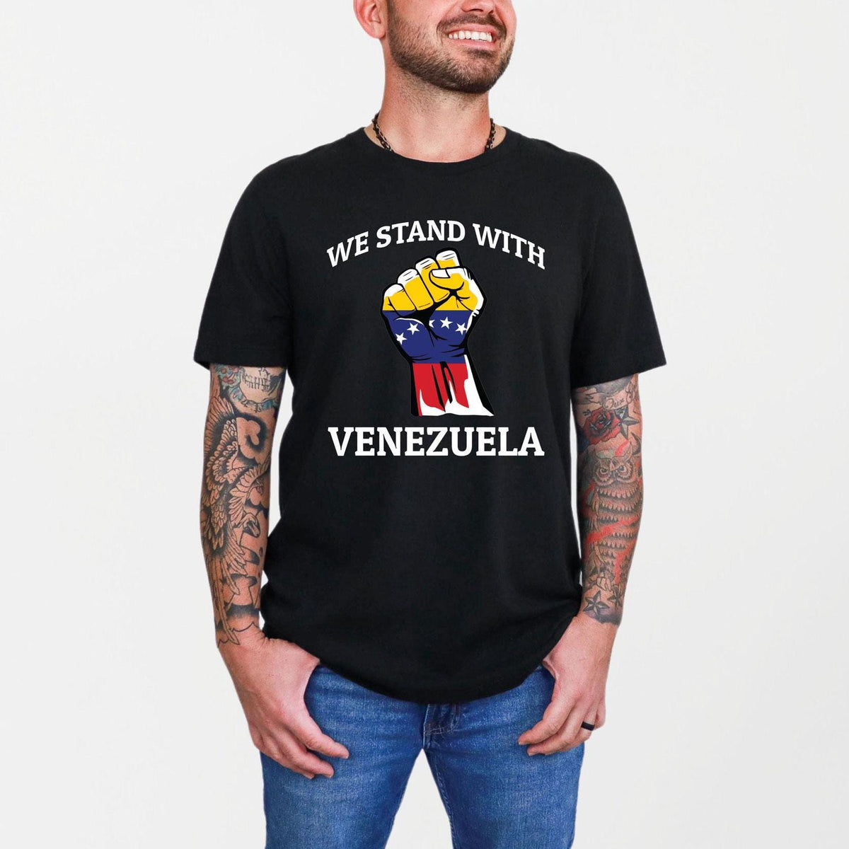 We Stand with Venezuela Shirt - Venezuela Support T-Shirt - Venezuela Libre - Maduro Captured Shirt - Unisex T-Shirts