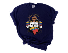 Free Venezuela Shirt - We Stand with Venezuela Shirt - Hands off Venezuela - Venezuela Libre - No More Maduro