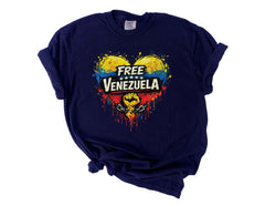 Free Venezuela Shirt - Venezuela T-Shirt - Libre Venezuela - We Stand with Venezuela - Freedom for Venezuela