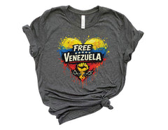 Free Venezuela Shirt - Venezuela T-Shirt - Libre Venezuela - We Stand with Venezuela - Freedom for Venezuela