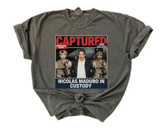 Comfort Colors® Maduro Captured Shirt - Maduro Capturado - Venezuela Libre - We Stand with Venezuela - No More Dictator