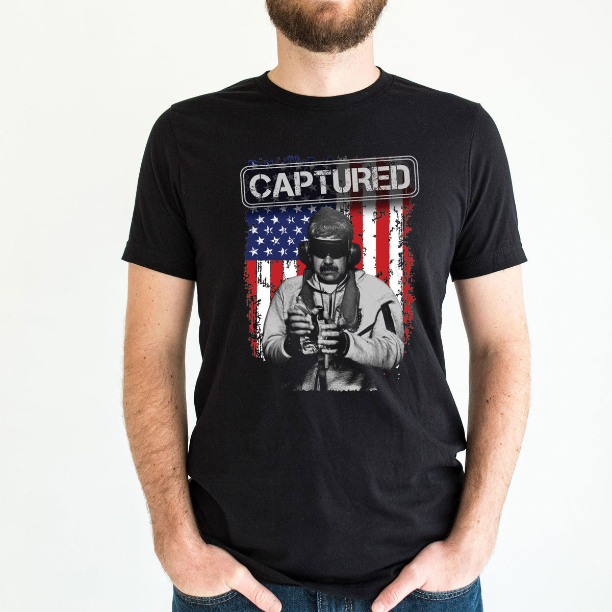 Nicolas Maduro Captured Shirt - Maduro Capturado - Venezuela Free - Freedom for Venezuela Shirt - Captured Live - Unisex T-Shirt