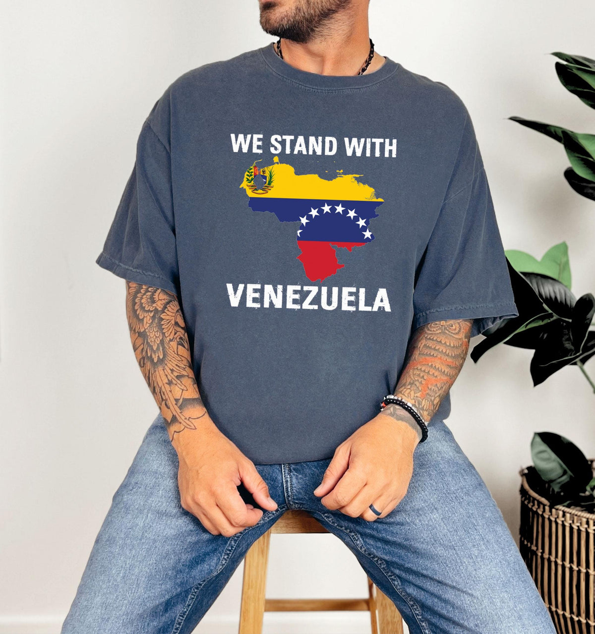 We Stand with Venezuela Shirt - Comfort Colors®  Venezuela Shirt - Maduro Fuera - Venezuela Libre - Unisex Shirt