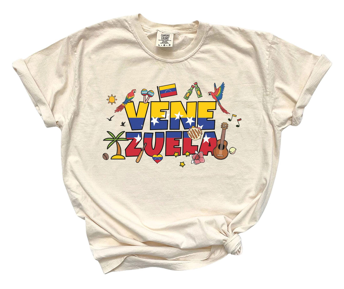 Comfort Colors® Venezuela Shirt - Free Venezuela T-Shirt - Venezuela Libre Shirt - Unisex Venezuela Support Tee