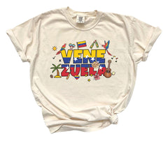 Comfort Colors® Venezuela Shirt - Free Venezuela T-Shirt - Venezuela Libre Shirt - Unisex Venezuela Support Tee