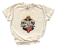 Comfort Colors® Free Venezuela Shirt - Venezuela Libre T-Shirt - We Stand with Venezuela Tee -