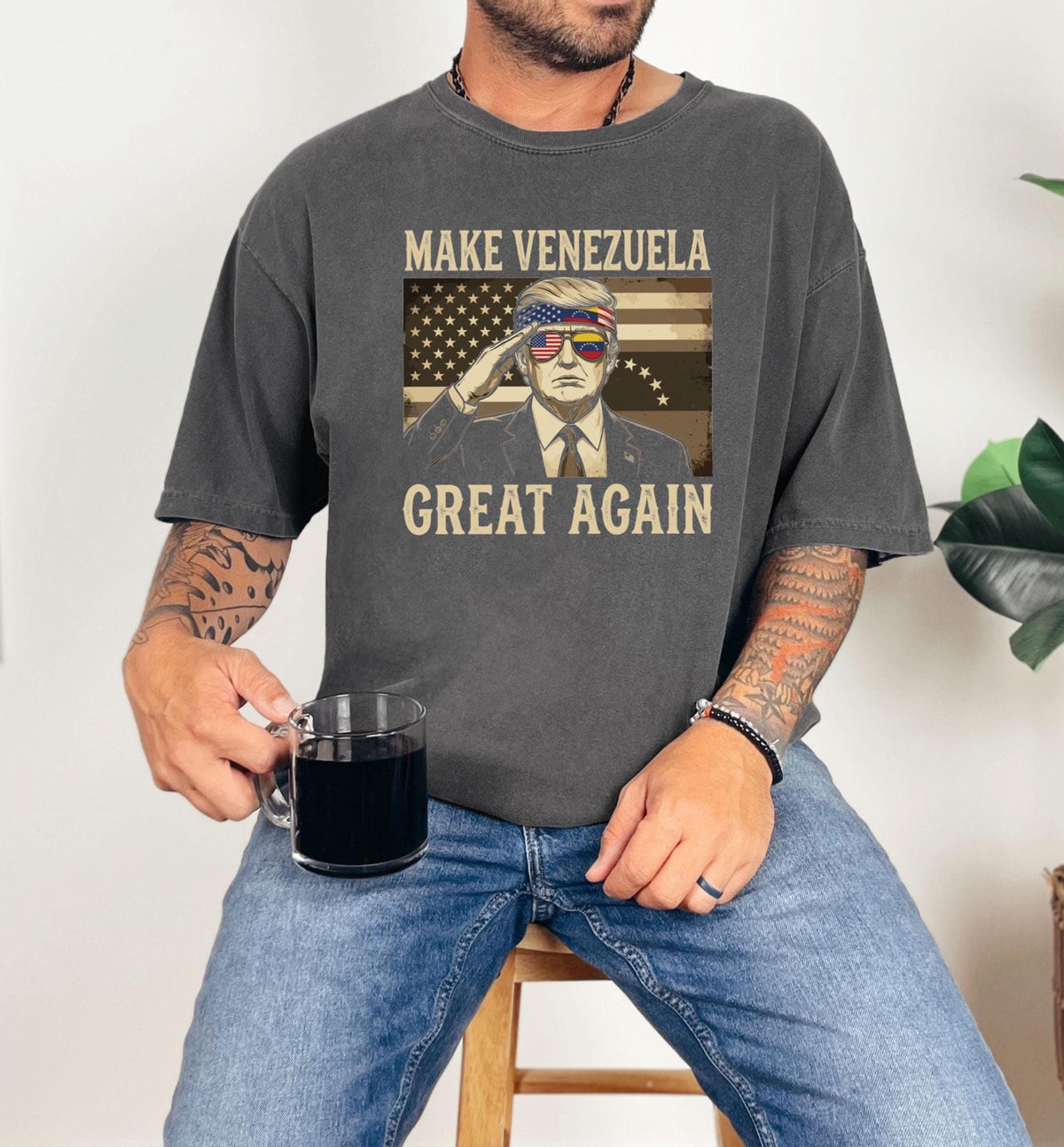 Make Venezuela Great Again Shirt - Comfort Colors®  Trump Maduro T-Shirt - Unisex Tees - Venezuela Shirt