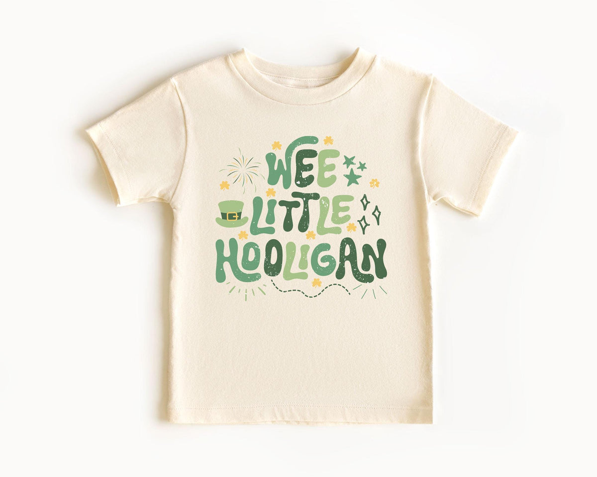Wee Little Hooligan Toddler Shirt -  St Patrick's Day Toddler Tee
