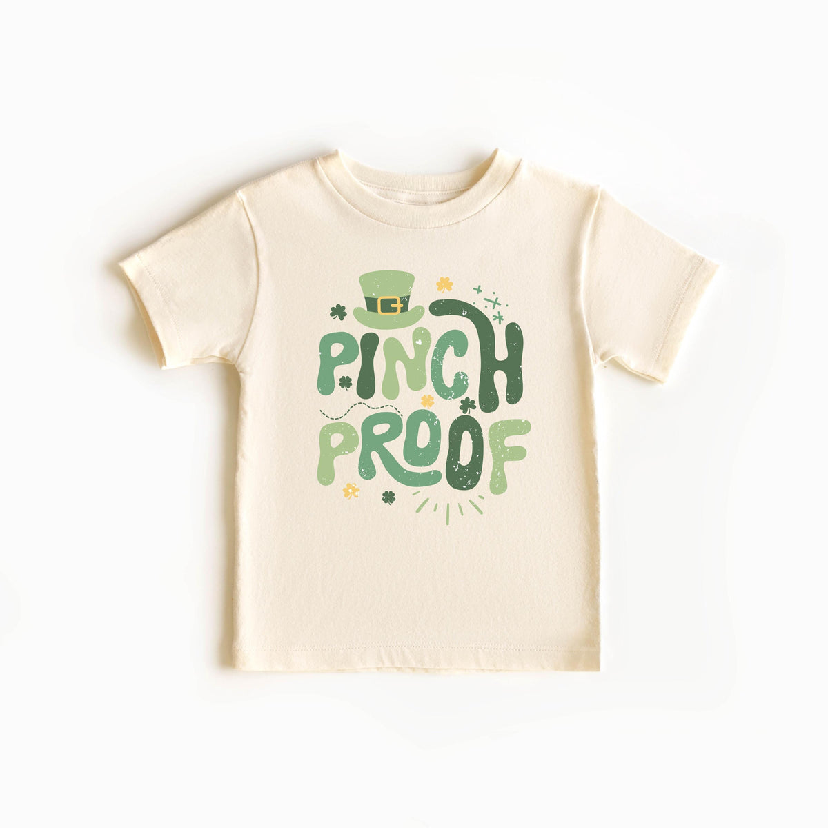 Pinch Proof Toddler Shirt - St Patrick's Day Kids Tee - Irish Kids Gift - Shamrock Sequins Baby Bodysuit - Funny Lucky Dude Outfit