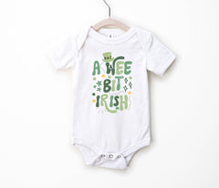 A Wee Bit Irish Toddler Shirt - St Patrick's Day Kids Tee - Irish Gift