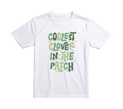 Coolest Clover in the Patch Toddler Shirt - St Patrick's Day Kids Tee - Irish Kids Gift - Shamrock Sequins Baby Bodysuit - Funny Lucky Dude