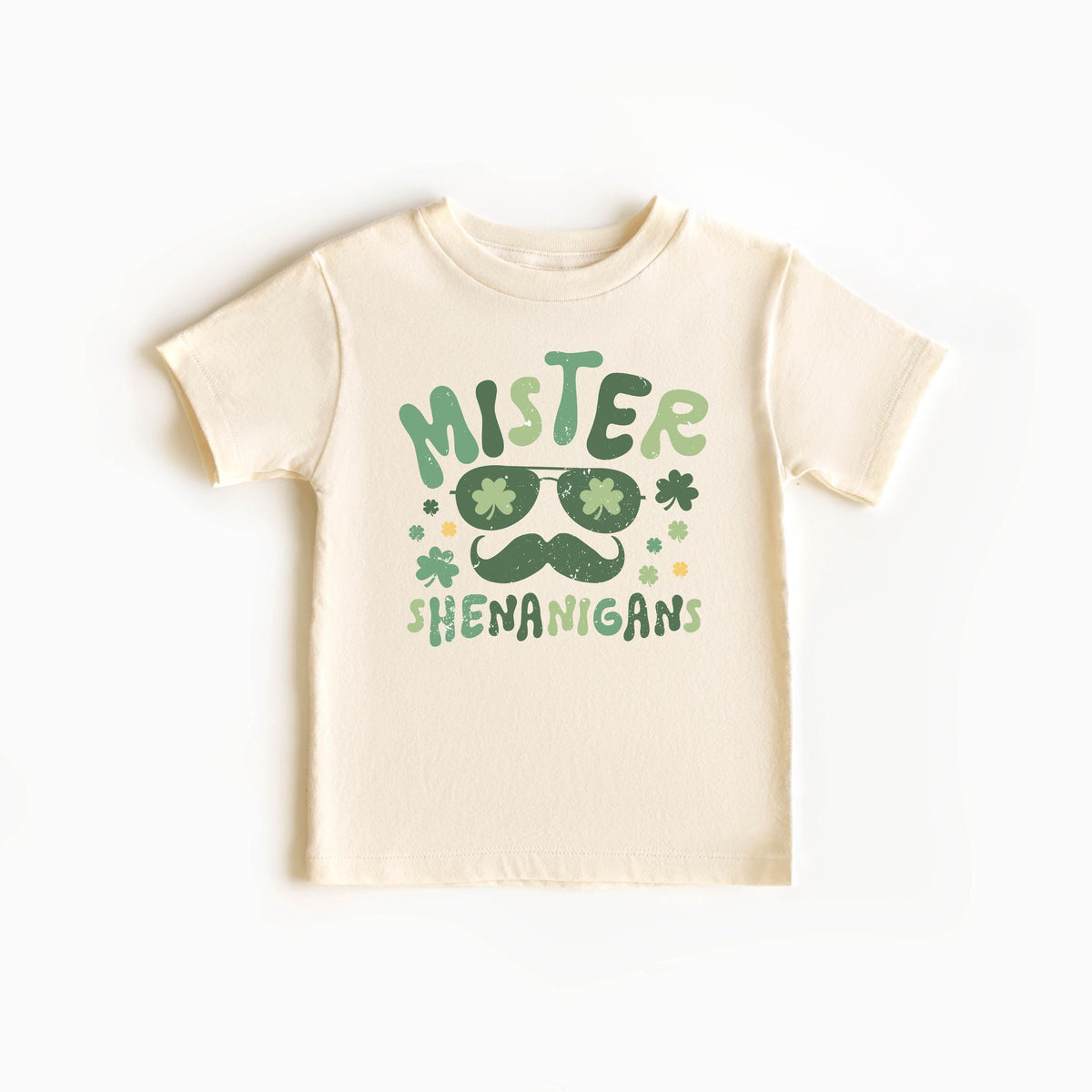 Mister Shenanigans Toddler Shirt - St Patrick's Day Kids Tee - Irish Kids Gift - Shamrock Sequins Baby Bodysuit - Funny Lucky Dude Outfit