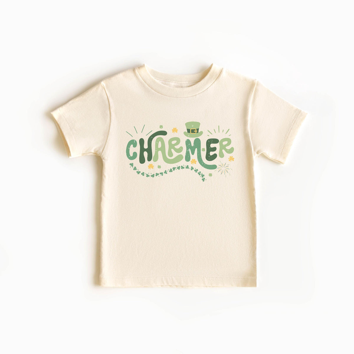 Charmer Toddler Shirt - St Patrick's Day Kids Tee - Irish Kids Gift - Shamrock Sequins Baby Bodysuit - Funny Lucky Dude Outfit