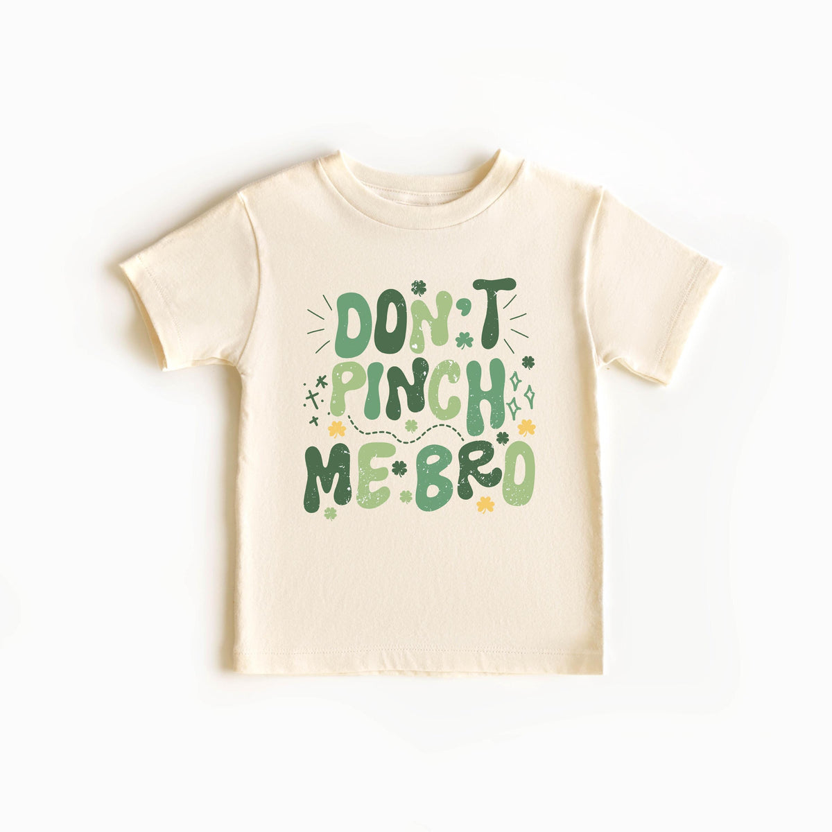 Don't Pinch Me Bro Toddler Shirt - St Patrick's Day Kids Tee - Irish Kids Gift - Shamrock Sequins Baby Bodysuit - Funny Lucky Dude Outfit