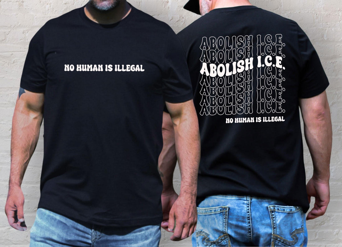 No Human Is Illegal Shirt - Political Protest - Human Rights Tee - Pro Immigration - Social Justice Shirt - ICE Protest - Immigration Rights