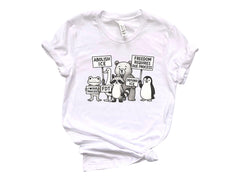 Freedom Requires Due Process - FDT - No Human Is Illegal Shirt - Political Protest - Human Rights Tee - Pro Immigration - Social Justice
