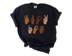 Comfort Colors® No Human Is Illegal Shirt - Political Protest - Human Rights Tee - Pro Immigration - Social Justice - Black Lives Matters