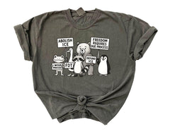 Comfort Colors® Freedom Requires Due Process - FDT - No Human Is Illegal Shirt - Political Protest - Human Rights Tee - Pro Immigration