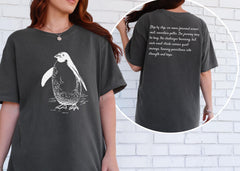 Comfort Colors® Nihilist Penguin T-Shirt - But Why Penguin Tee - Inspirational Penguin - Funny Meme Shirt - Documentary Penguin