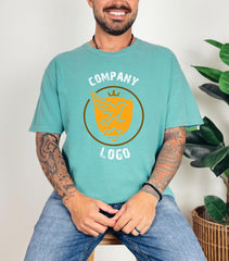 Comfort Colors® Custom Logo Design, Company Logo, Team Logo, Personalized Logo T Shirt, Your Text Here, Create Your Graphic Logo, Add Text