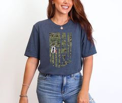 Comfort Colors® Army Mom Personalized T-Shirt - Proud Army Mom Tee - Custom Army Wife -  Military Mom Shirt - Military Family Gift