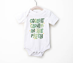 Coolest Clover in the Patch Toddler Shirt - St Patrick's Day Kids Tee - Irish Kids Gift - Shamrock Sequins Baby Bodysuit - Funny Lucky Dude