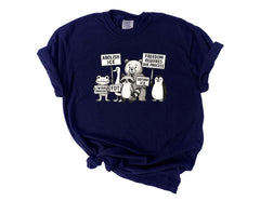 Freedom Requires Due Process - FDT - No Human Is Illegal Shirt - Political Protest - Human Rights Tee - Pro Immigration - Social Justice