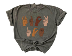 Comfort Colors® No Human Is Illegal Shirt - Political Protest - Human Rights Tee - Pro Immigration - Social Justice - Black Lives Matters