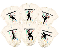 Funny Birthday Face Shirt - Birthday Photo T-Shirts - Matching Party Tees - Custom Picture Shirts