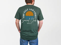 Salt & Light T-Shirt - Christian Clothing - Matthew 5:13 - Faith Tee - Religious Gift - Church Apparel - Retro Sun Wave - Bible Verse