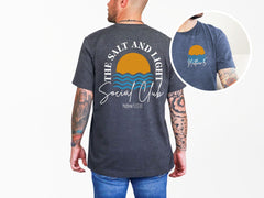 Salt & Light T-Shirt - Christian Clothing - Matthew 5:13 - Faith Tee - Religious Gift - Church Apparel - Retro Sun Wave - Bible Verse