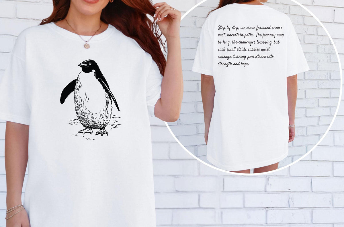 Comfort Colors® Nihilist Penguin T-Shirt - But Why Penguin Tee - Inspirational Penguin - Funny Meme Shirt - Documentary Penguin