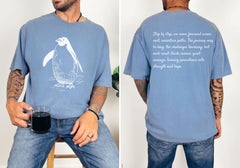 Comfort Colors® Nihilist Penguin T-Shirt - But Why Penguin Tee - Inspirational Penguin - Funny Meme Shirt - Documentary Penguin