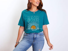 Be The Light Shirt - Matthew 5:14 Tee - Bible Verse - Christian Gift - Inspirational Tee - Faith Shirt - Sun Celestial - Jesus Lover Gift