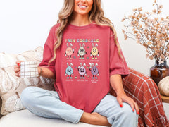 Comfort Colors® Pain Eggscale Shirt - Funny Nurse Easter T-Shirt