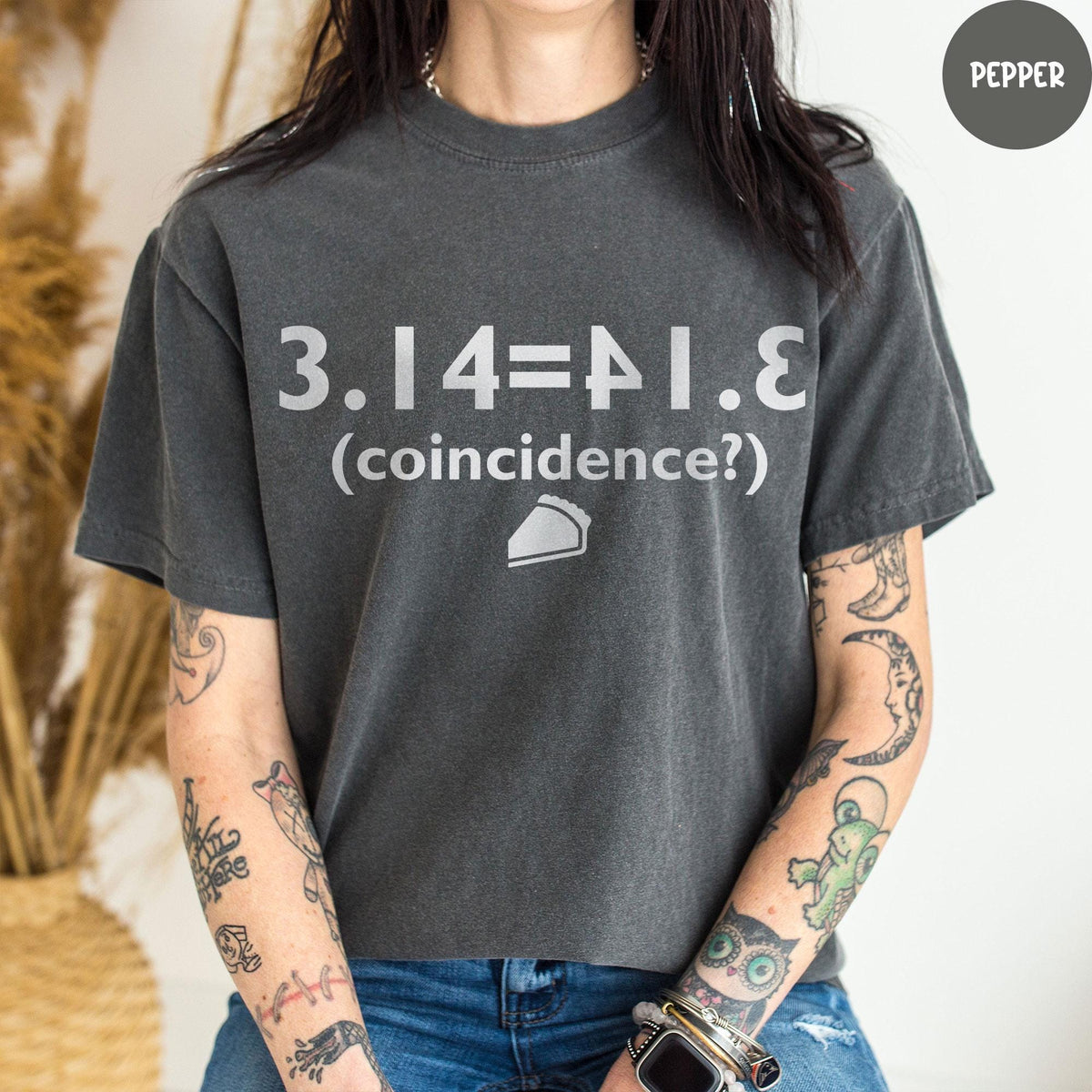 Comfort Colors Pi Day Shirt - Math Teacher Gift - Funny Pi Symbol T-Shirt