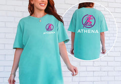Comfort Colors® Personalized Pocket Back Logo Shirt for Companies, Teams, Parties, Schools, Custom Logo Shirt, Sports Teams, Restaurants